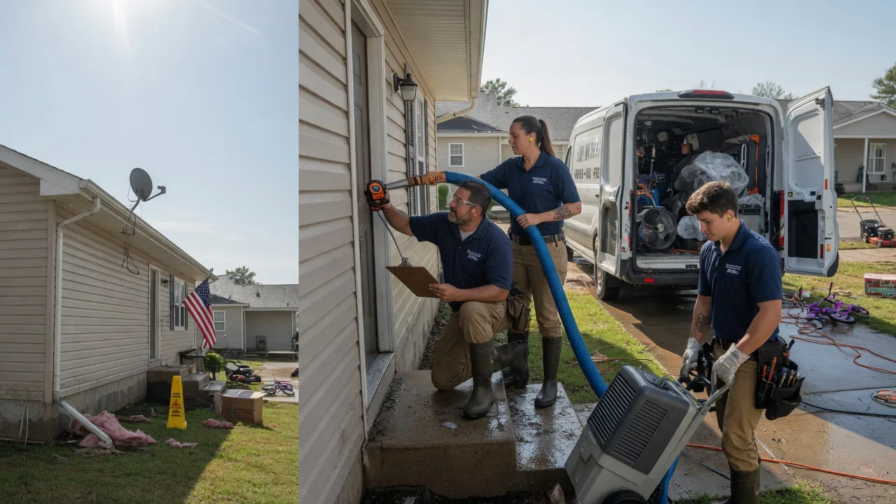 Ceiling Water Damage Restoration in Gomer, OH near me